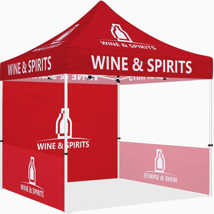 ABLEM8CANOPY Wine and Spirits 10x10 Pop Up Canopy Tent - ablem8canopy