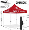 ABLEM8CANOPY Wine and Spirits 10x10 Pop Up Canopy Tent - ablem8canopy