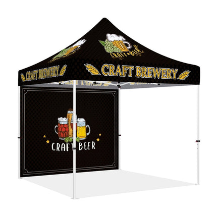 Beer Tent - Craft Brewery 10x10 Pop Up Canopy Tent - ablem8canopy