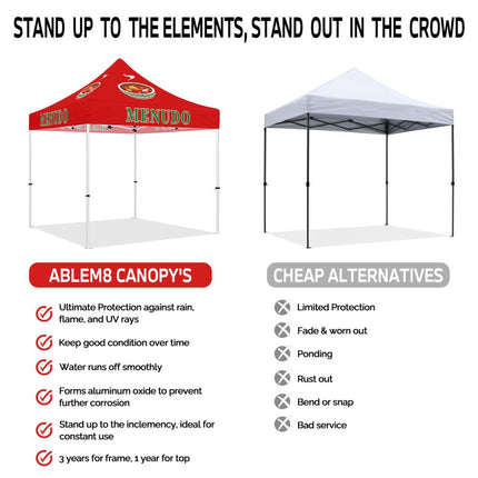 Best Canopy Tent - ABLEM8CANOPY Menudo 10x10 Pop Up Canopy Tent - ablem8canopy