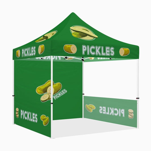 Branded Tent Canopy - ABLEM8CANOPY Pickles 10x10 Easy Pop Up Canopy Tent - ablem8canopy