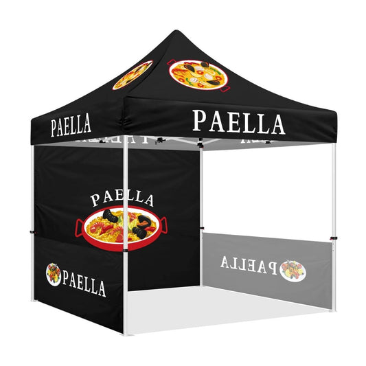 Canopy with Tent Attached - ABLEM8CANOPY Paella 10x10 Pop Up Waterproof Canopy Tent - ablem8canopy