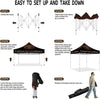 Cigar Tent - Crafted for Excellence Commercial Canopy Tent 10x10 - ablem8canopy
