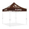 Coffee Canopy - ABLEM8CANOPY Coffee 10x10 Pop Up Canopy Tent - ablem8canopy