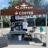 Coffee Canopy - ABLEM8CANOPY Coffee 10x10 Pop Up Canopy Tent - ablem8canopy