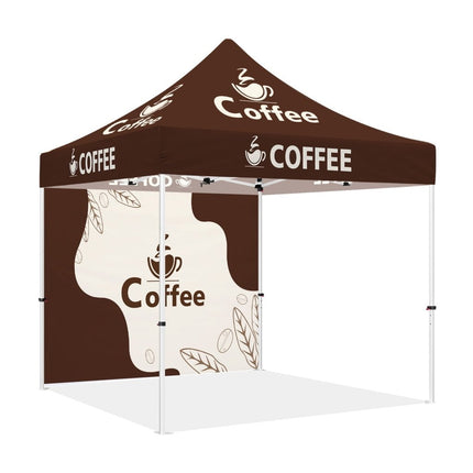Coffee Canopy - ABLEM8CANOPY Coffee 10x10 Pop Up Canopy Tent - ablem8canopy