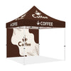 Coffee Canopy - ABLEM8CANOPY Coffee 10x10 Pop Up Canopy Tent - ablem8canopy