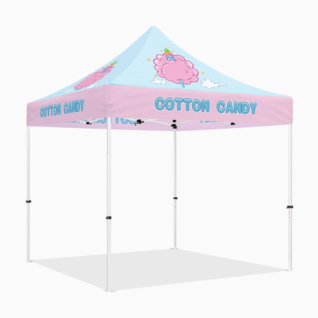 Cotton Candy Tent - Cotton Candy 10x10 Pop Up Canopy and Tent - ablem8canopy
