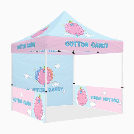 Cotton Candy Tent - Cotton Candy 10x10 Pop Up Canopy and Tent - ablem8canopy