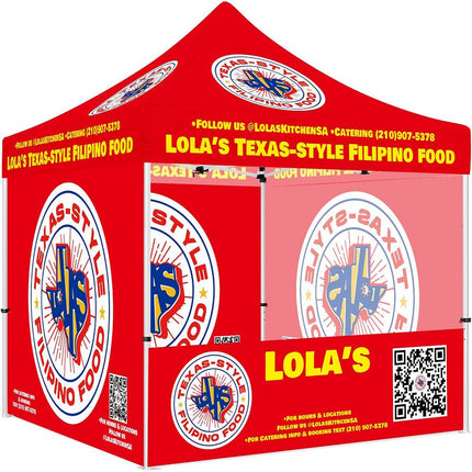 Custom 10x10 Canopy +3 Full Walls + 1 Half Wall - ablem8canopy