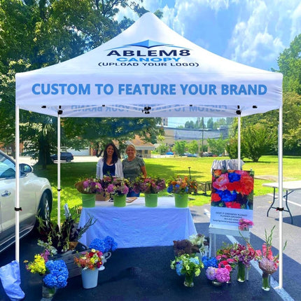 Custom 10x10 Canopy + Back Wall - ablem8canopy