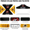Custom 10x15 Canopy + Back Wall + 2 Full Side Walls - ablem8canopy