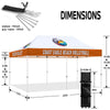 Custom 10x20 Canopy + Back Wall - ablem8canopy