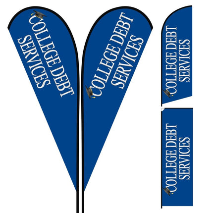 Custom Business Flag - ablem8canopy