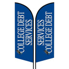 Feather Flag / Double Sided / Ground Spike