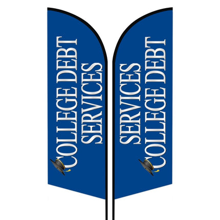 Custom Business Flag - ablem8canopy