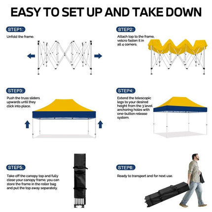 Custom Canopy Tent 10x15 with Frame - ablem8canopy