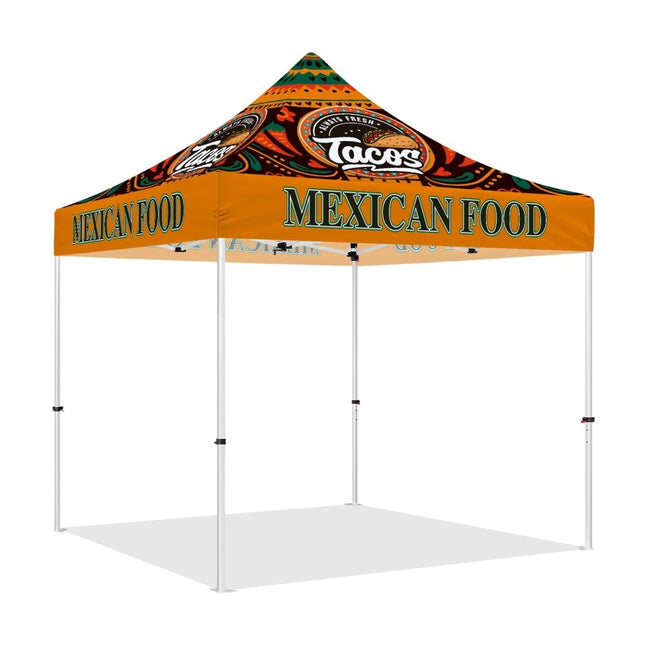 Food Canopy Tent - 10x10 Canopies Pop Up Tents for for Mexican Food Vendors Serving Tacos - ablem8canopy