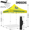 Food Cover Tents - Fermented Food 10x10 Pop Up Canopy Tent - ablem8canopy