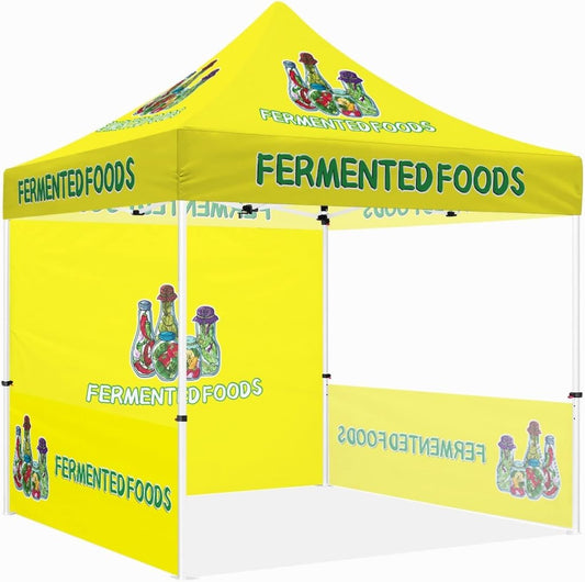 Food Cover Tents - Fermented Food 10x10 Pop Up Canopy Tent - ablem8canopy