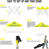 Food Cover Tents - Fermented Food 10x10 Pop Up Canopy Tent - ablem8canopy
