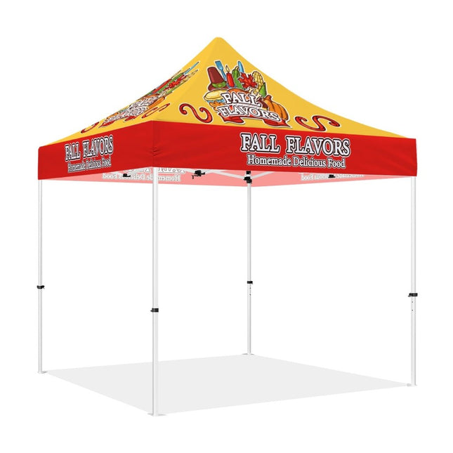 Food Pop Up tent - Fall Flavors 10x10 Pop Up Canopy Tent - ablem8canopy