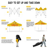 Food Truck Tent - Tamales canopy tent 10 x 10 - ablem8canopy