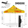 Food Truck Tent - Tamales canopy tent 10 x 10 - ablem8canopy