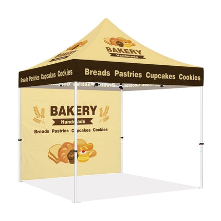 Food Vendor Tent - Bakery 10x10 Pop Up Canopy Tent - ablem8canopy