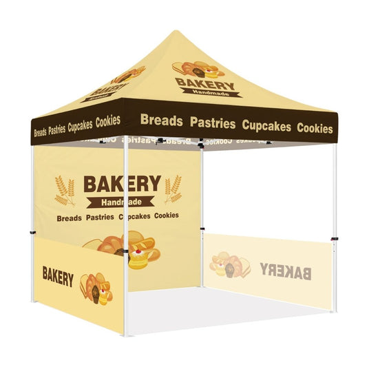 Food Vendor Tent - Bakery 10x10 Pop Up Canopy Tent - ablem8canopy