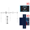 Frame, 5pc Double Sided Flags and 3pc Fitted Tablecovers - ablem8canopy