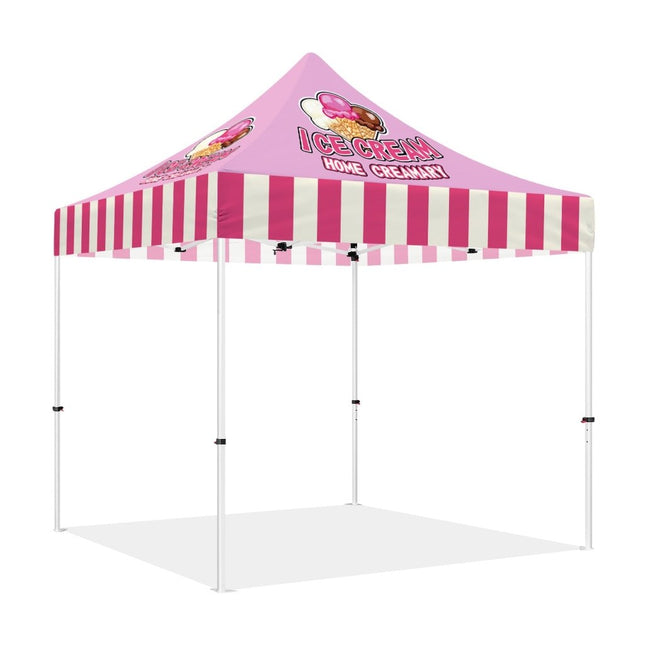 Ice Cream Tent - ABLEM8CANOPY Ice Cream 10x10 Personalized Canopy Tents for Sale - ablem8canopy