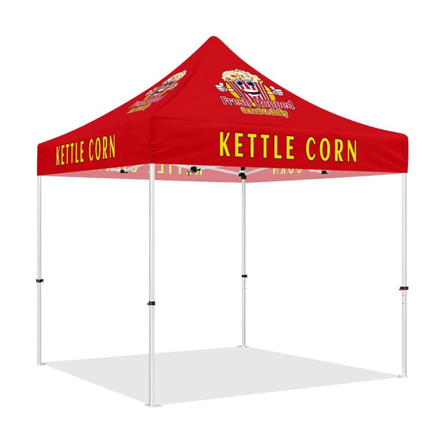Kettle Corn tent - Kettle Corn 10 x 10 Pop Up Canopy Tent - ablem8canopy