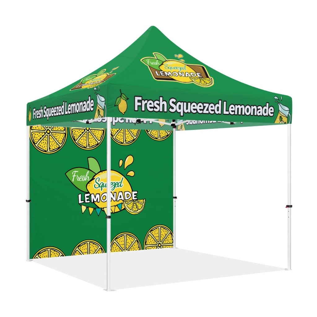 tent to stand up in 10x10 Fresh Squeezed Lemonade Pop Up Tent