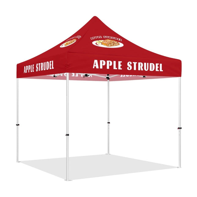 Outdoor Food Tent - Apple Strudel 10x10 Printed Canopy Tent - ablem8canopy
