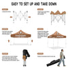 Pet Shop Tent - Doggie Bakery 10x10 Pop Up Canopy Tent - ablem8canopy