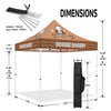 Pet Shop Tent - Doggie Bakery 10x10 Pop Up Canopy Tent - ablem8canopy
