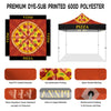 Pizza Tent - ABLEM8CANOPY Pizza Themed Heavy Duty Canopy Tent for Food Vendors - ablem8canopy