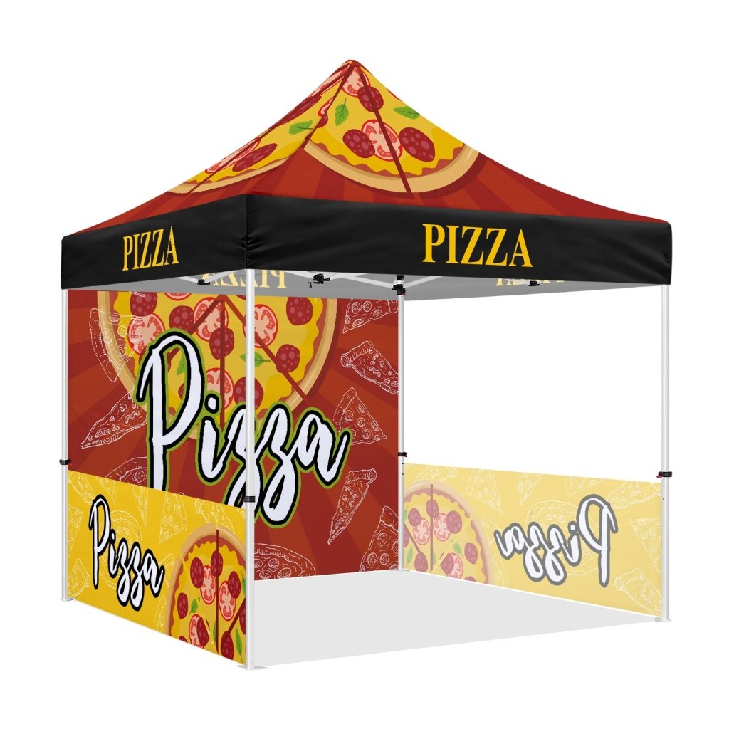 box tent pizza Pizza Tent-Pizza Themed Heavy Duty Canopy Tent-ablem8canopy 1 full and 2 half walls