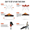 Pizza Tent - ABLEM8CANOPY Pizza Themed Heavy Duty Canopy Tent for Food Vendors - ablem8canopy