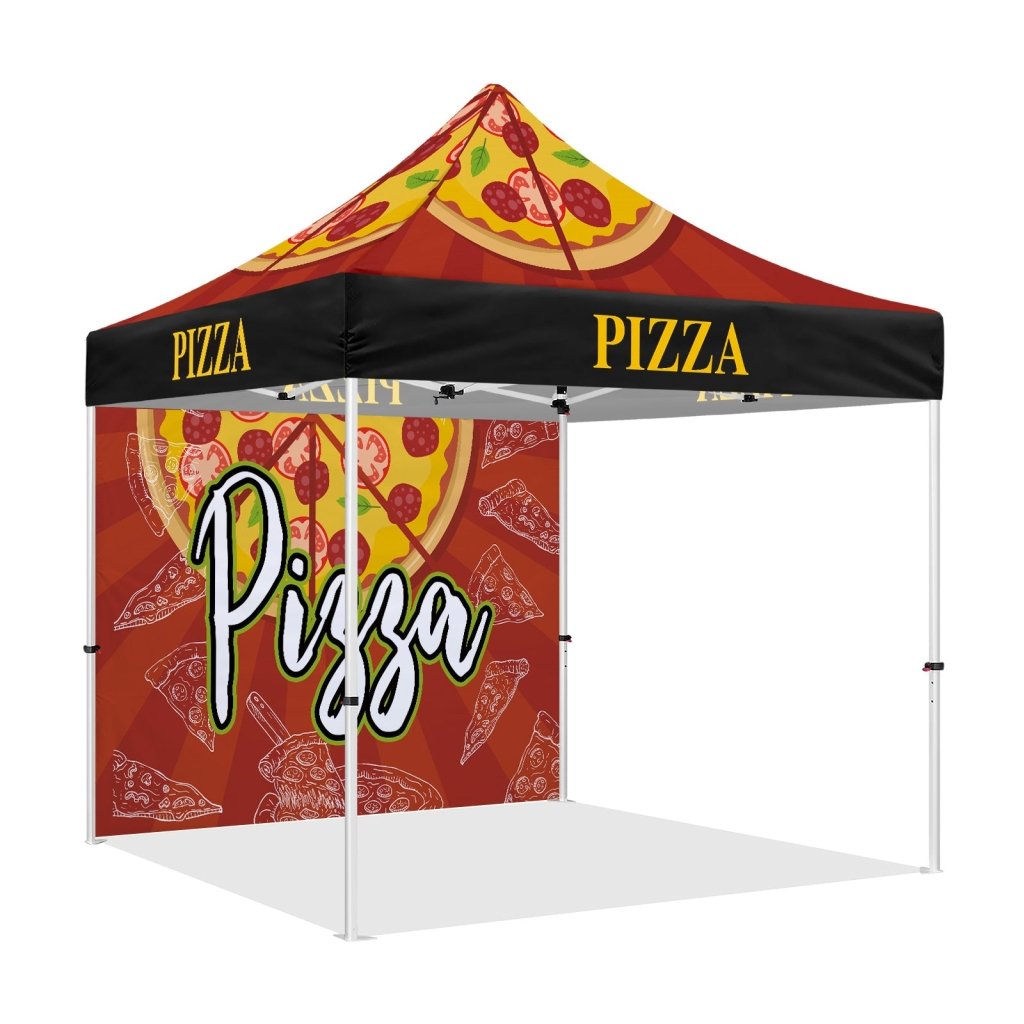 pizza chaplin tarp Pizza Tent-Pizza Themed Heavy Duty Canopy Tent-ablem8canopy