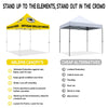 Pop Up Food Tent - Artisan Grilled Cheese 10x10 Canopy Tent With Sides - ablem8canopy
