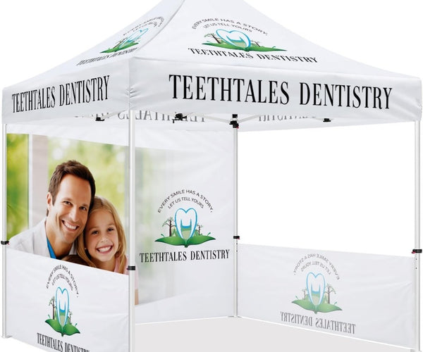 Service Tent-Teethtales Dentistry Best 10x10 Canopy Tent