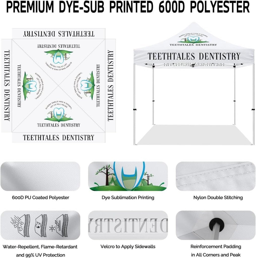 tent dental Teethtales Dentistry Best 10x10 Canopy Tent