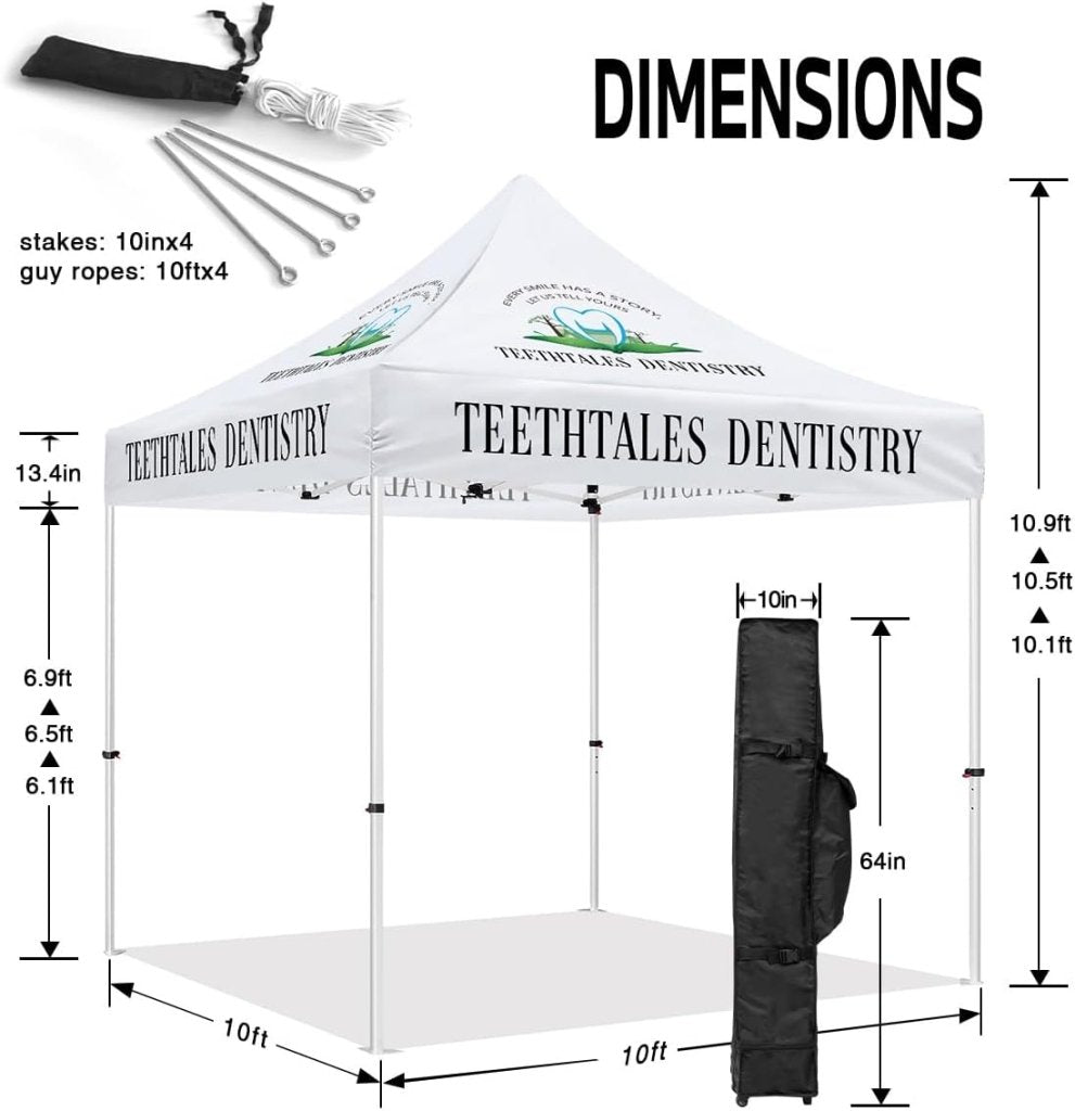 tent zahnarzt Teethtales Dentistry Best 10x10 Canopy Tent