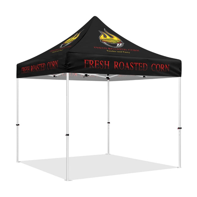 Tents for Food Vendors - 10x10 Roasted Corn Outdoor Canopy and Tents - ablem8canopy