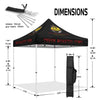 Tents for Food Vendors - 10x10 Roasted Corn Outdoor Canopy and Tents - ablem8canopy