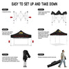 Tents for Food Vendors - 10x10 Roasted Corn Outdoor Canopy and Tents - ablem8canopy