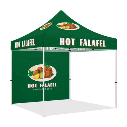 Tents for Food Vendors - ABLEM8CANOPY Hot Falafel 10 x10 Vendor Tent - ablem8canopy