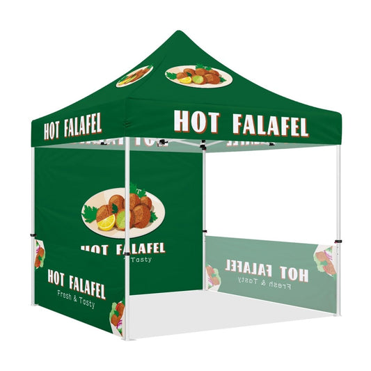Tents for Food Vendors - ABLEM8CANOPY Hot Falafel 10 x10 Vendor Tent - ablem8canopy